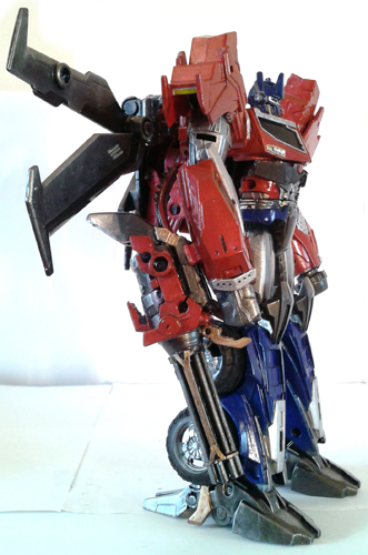 ~Transformers: Prime Beast Hunters Custom Voyager Class Optimus Prime By Mykl~