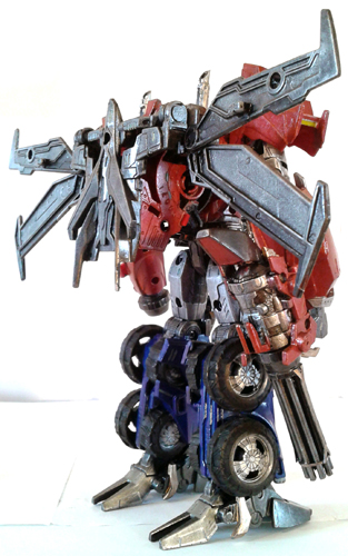 ~Transformers: Prime Beast Hunters Custom Voyager Class Optimus Prime By Mykl~