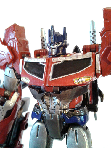 ~Transformers: Prime Beast Hunters Custom Voyager Class Optimus Prime By Mykl~