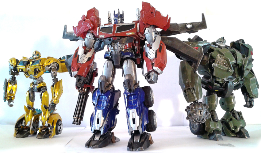 ~Transformers: Prime Beast Hunters Custom Voyager Class Optimus Prime By Mykl~