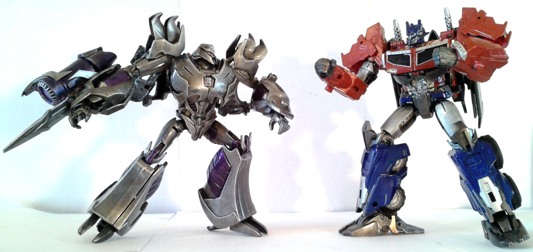 ~Transformers: Prime Beast Hunters Custom Voyager Class Optimus Prime By Mykl~