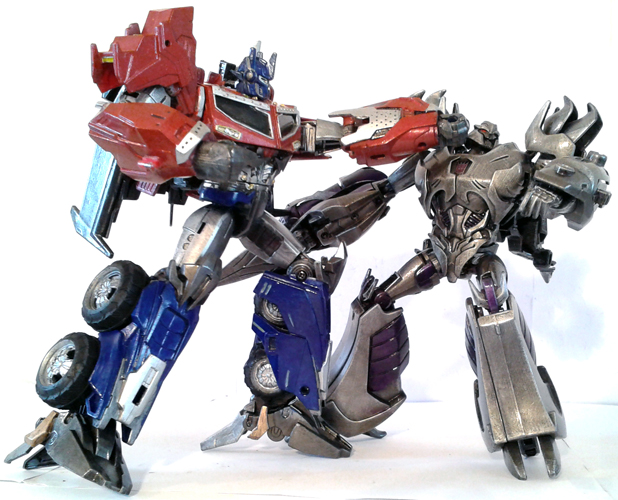 ~Transformers: Prime Beast Hunters Custom Voyager Class Optimus Prime By Mykl~