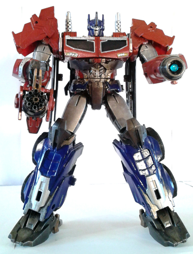 ~Transformers: Prime Beast Hunters Custom Voyager Class Optimus Prime By Mykl~