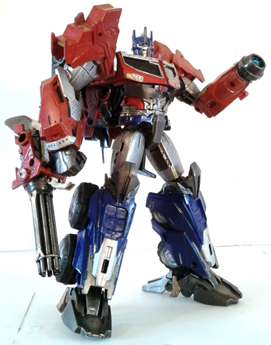 ~Transformers: Prime Beast Hunters Custom Voyager Class Optimus Prime By Mykl~