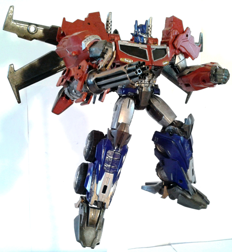 ~Transformers: Prime Beast Hunters Custom Voyager Class Optimus Prime By Mykl~