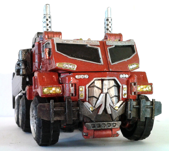 Custom Transformers prime beast hunters optimus
