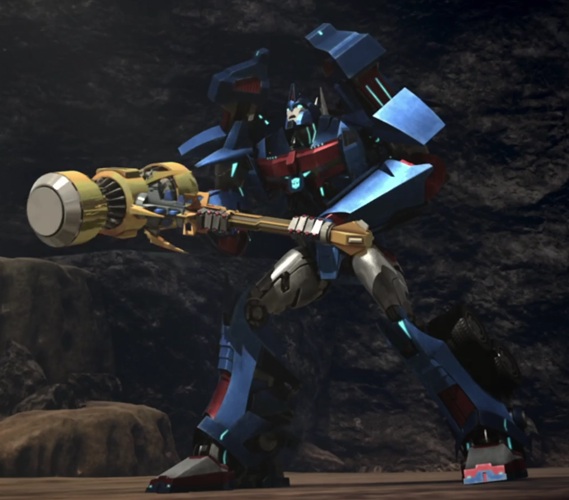 Transformers Prime Voyager Class Ultra Magnus By Mykl ~Transformers Prime Voyager Class Ultra Magnus With Forge of Solus Prime By Mykl~