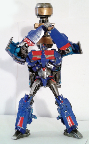Transformers Prime Voyager Class Ultra Magnus By Mykl ~Transformers Prime Voyager Class Ultra Magnus With Forge of Solus Prime By Mykl~