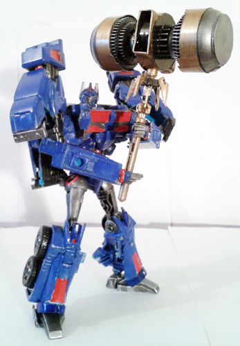 Transformers Prime Voyager Class Ultra Magnus By Mykl ~Transformers Prime Voyager Class Ultra Magnus With Forge of Solus Prime By Mykl~